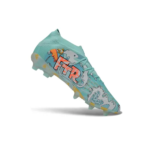 Chuteira Campo Puma Future 9 FG Verde - City Edition