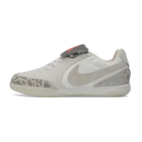 Chuteira Futsal Nike Tiempo Street Gato IC Bege e Cinza