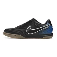 Chuteira Futsal Nike Tiempo Street Gato IC Preto e Azul - imagem 1