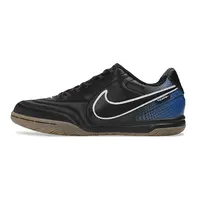 Chuteira Futsal Nike Tiempo Street Gato IC Preto e Azul - imagem 1