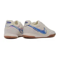 Chuteira Futsal Nike Tiempo Street Gato IC Bege e Azul - imagem 2