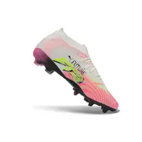 Chuteira Campo Puma Future 9 FG Branco e Rosa - imagem 4