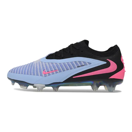 Chuteira Campo Nike Phantom GX 6 Elite FG Azul, Preto e Rosa