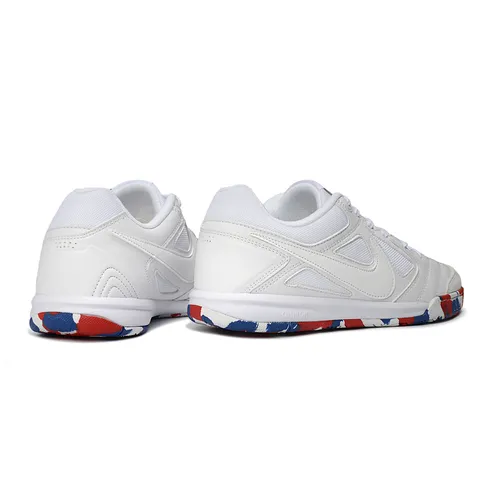 Chuteira Futsal Supreme x Nike SB Gato IC Branco, Azul e Vermelho