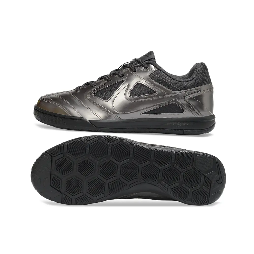 Chuteira Futsal Supreme x Nike SB Gato IC Prateada