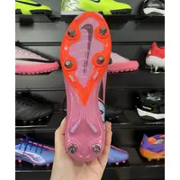 Chuteira Campo Nike Air Zoom Mercurial Vapor 16 Elite Trava Mista Rosa e Laranja - Pronta Entrega - imagem 3