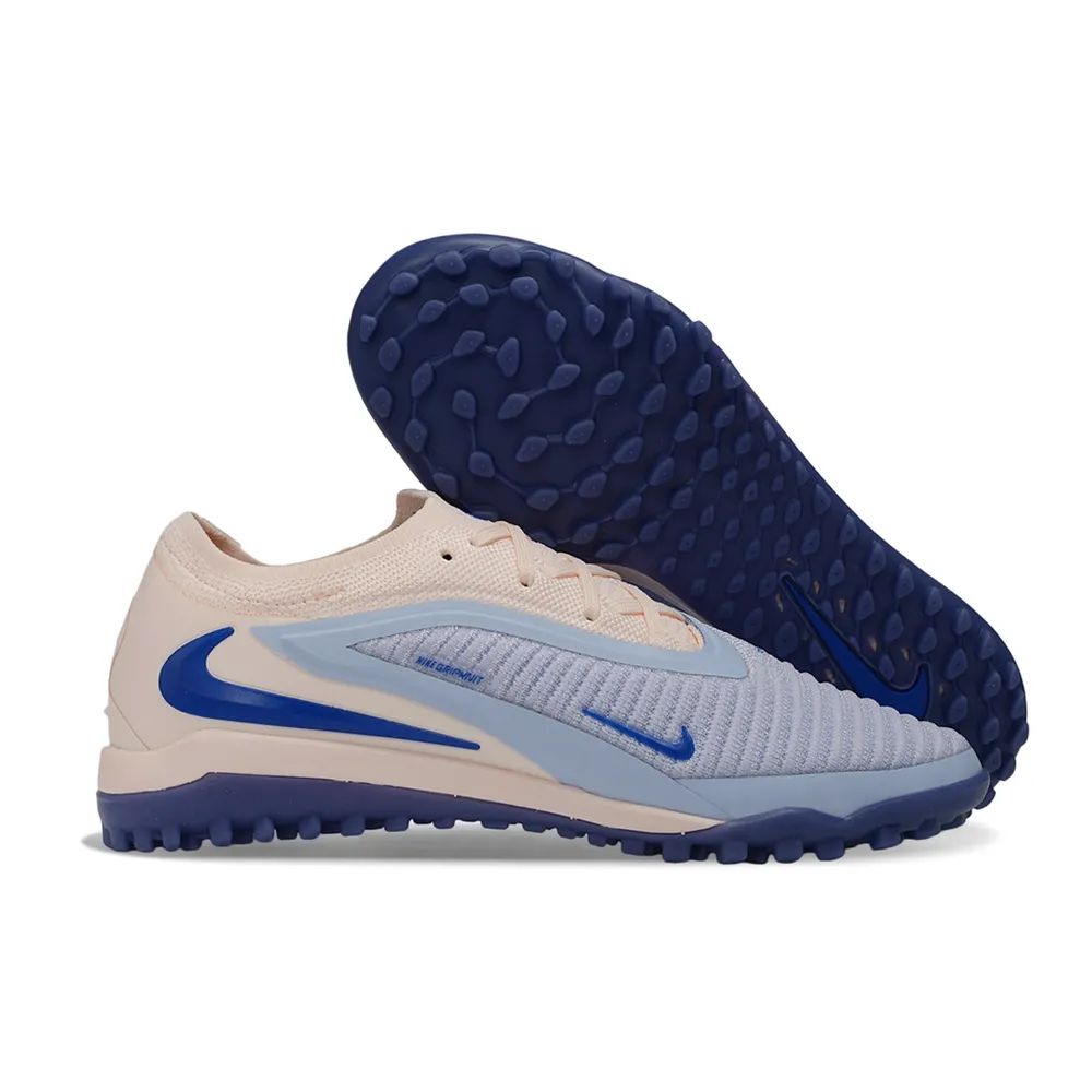 Chuteira Society Nike Phantom GX 6 Elite TF Rosa e Azul - Showtime Pack