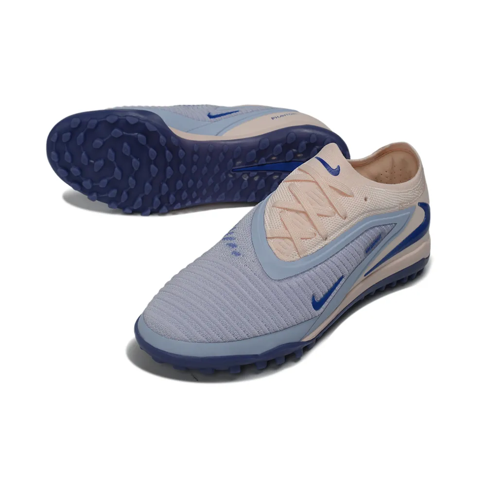Chuteira Society Nike Phantom GX 6 Elite TF Rosa e Azul - Showtime Pack