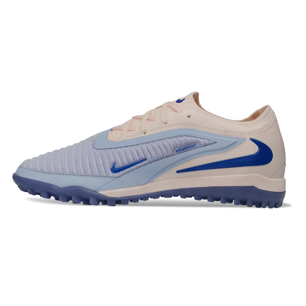 Chuteira Society Nike Phantom GX 6 Elite TF Rosa e Azul - Showtime Pack
