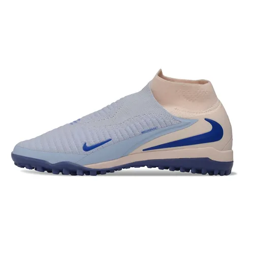Chuteira Society Nike Phantom GX 6 DF Elite TF Rosa e Azul - Showtime Pack