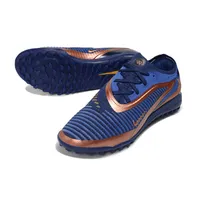 Chuteira Society Nike Phantom GX 6 Elite TF Azul e Bronze - imagem 4