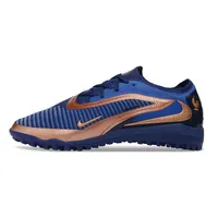 Chuteira Society Nike Phantom GX 6 Elite TF Azul e Bronze - imagem 1