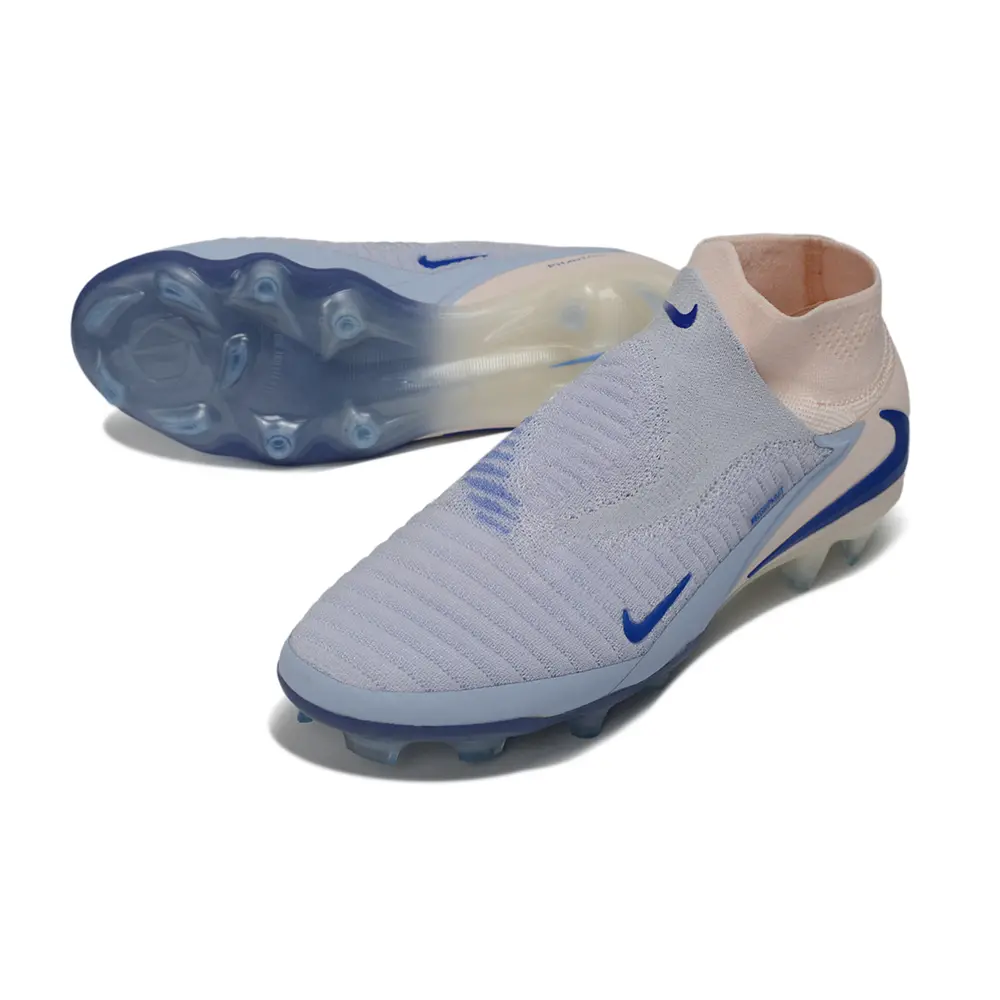 Chuteira Campo Nike Phantom GX 6 DF Elite FG Rosa e Azul - Showtime Pack