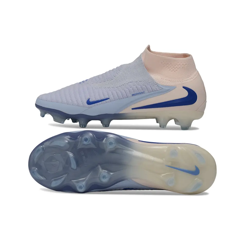 Chuteira Campo Nike Phantom GX 6 DF Elite FG Rosa e Azul - Showtime Pack
