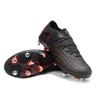 Chuteira Campo Puma Future 9 Trava Mista Preto e Vermelho - imagem 4