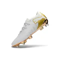 Chuteira Campo Puma Future 9 Trava Mista Branco e Dourado - imagem 6
