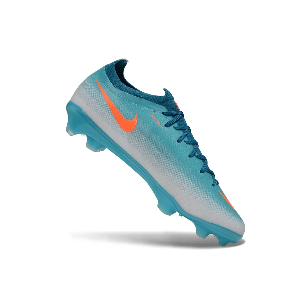 Chuteira Campo Nike Mercurial Vapor 17 Elite FG Azul e Laranja