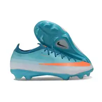 Chuteira Campo Nike Mercurial Vapor 17 Elite FG Azul e Laranja - imagem 2