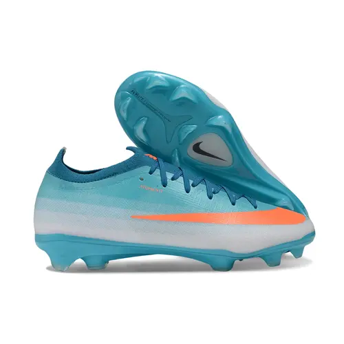 Chuteira Campo Nike Mercurial Vapor 17 Elite FG Azul e Laranja