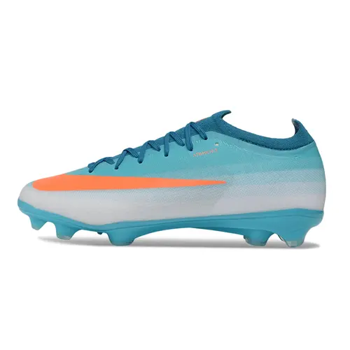 Chuteira Campo Nike Mercurial Vapor 17 Elite FG Azul e Laranja