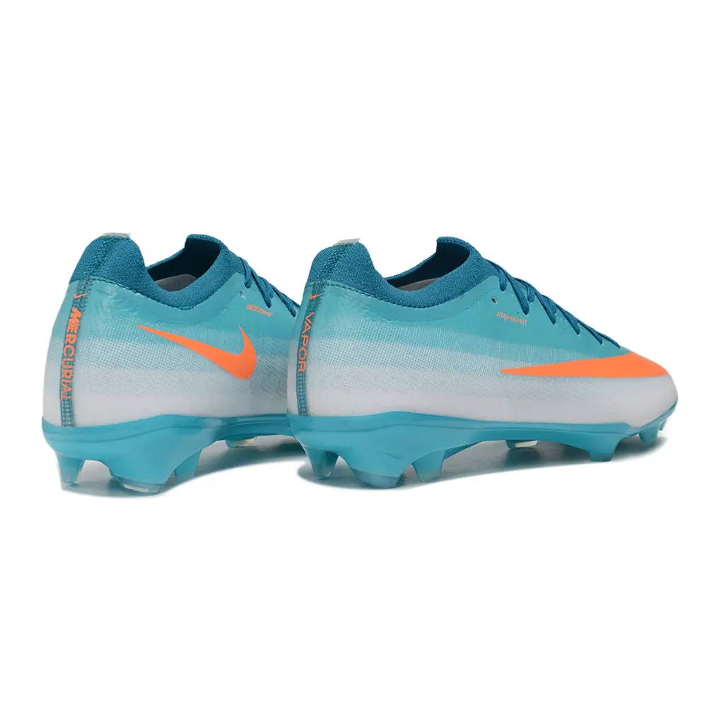 Chuteira Campo Nike Mercurial Vapor 17 Elite FG Azul e Laranja