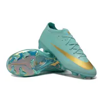 Chuteira Campo Nike Mercurial Vapor 17 Elite FG Verde e Dourado - imagem 4