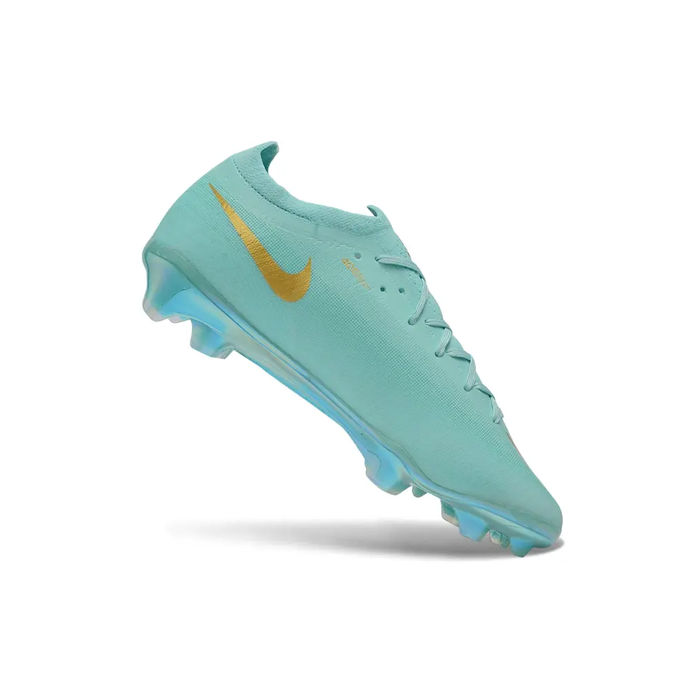Chuteira Campo Nike Mercurial Vapor 17 Elite FG Verde e Dourado