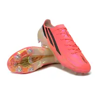 Chuteira Campo Adidas F50 Hyperfast Ponta de Aluminio Rosa e Preto - Road to Glory Pack - imagem 4