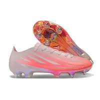 Chuteira Campo Adidas F50 Hyperfast Ponta de Aluminio Rosa e Branco - imagem 2