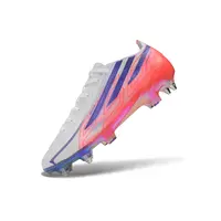 Chuteira Campo Adidas F50 Hyperfast Ponta de Aluminio Branco, Rosa e Roxo - imagem 4