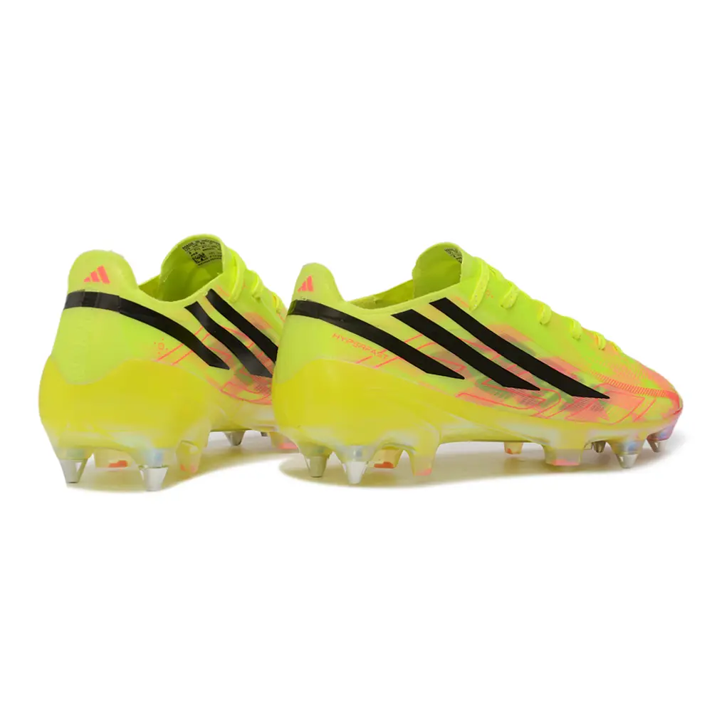 Chuteira Campo Adidas F50 Hyperfast Ponta de Aluminio Verde, Rosa e Preto - Too Light