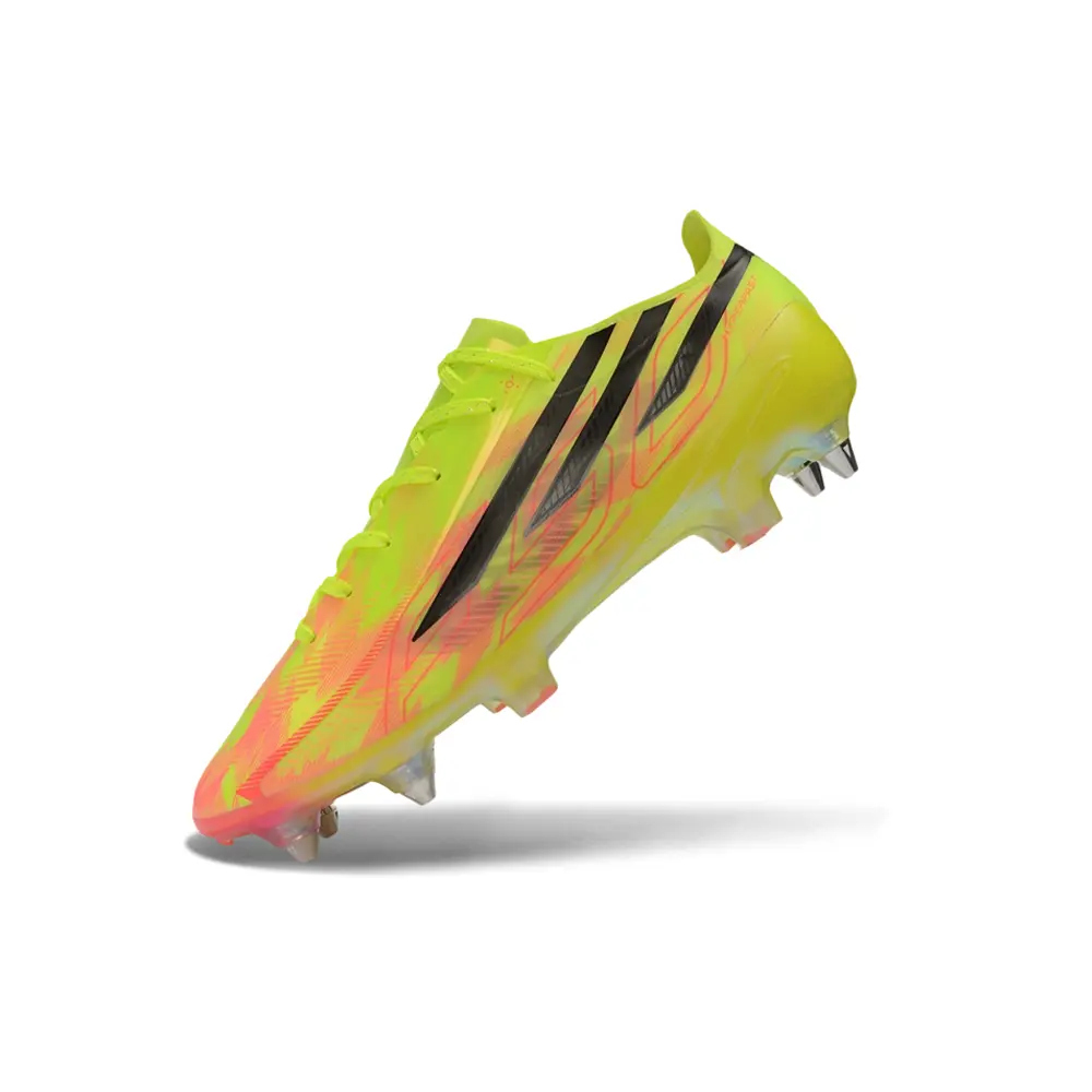 Chuteira Campo Adidas F50 Hyperfast Ponta de Aluminio Verde, Rosa e Preto - Too Light