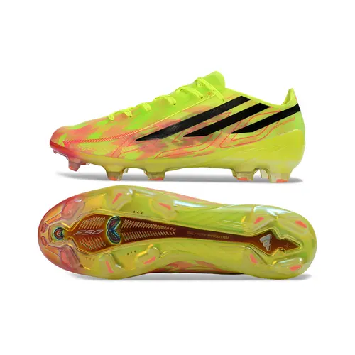 Chuteira Campo Adidas F50 Hyperfast FG Verde, Rosa e Preto - Too Light