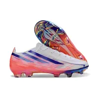 Chuteira Campo Adidas F50 Hyperfast FG Branco, Azul e Rosa - imagem 2
