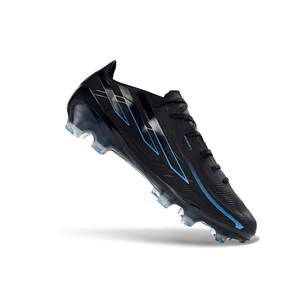 Chuteira Campo Adidas F50 Hyperfast FG Preto e Azul