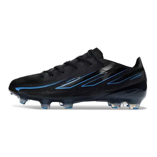 Chuteira Campo Adidas F50 Hyperfast FG Preto e Azul