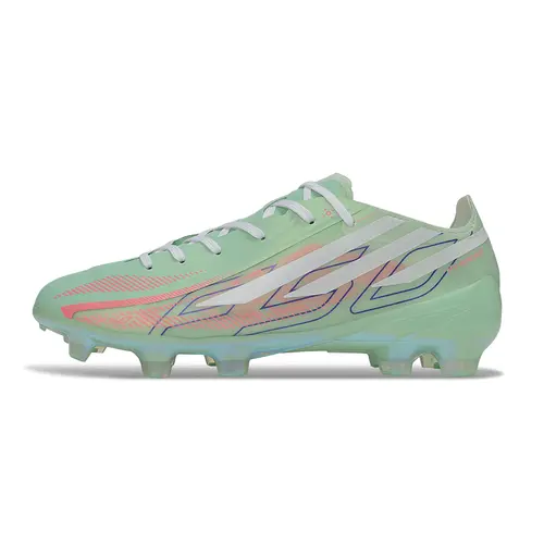 Chuteira Campo Adidas F50 Hyperfast FG Verde, Branco e Laranja 