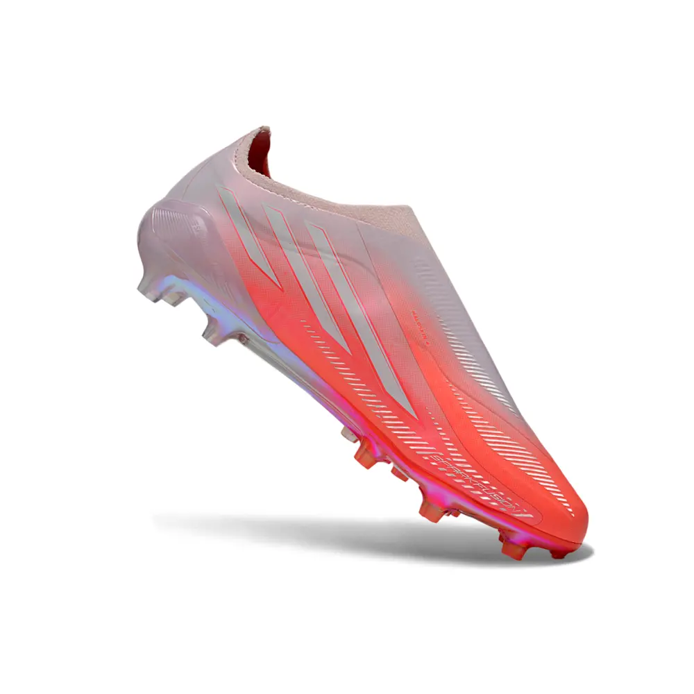 Chuteira Campo Adidas F50 Hyperfast LL FG Rosa e Branco
