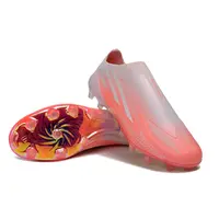 Chuteira Campo Adidas F50 Hyperfast LL FG Rosa e Branco - imagem 4