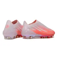 Chuteira Campo Adidas F50 Hyperfast LL FG Rosa e Branco - imagem 3