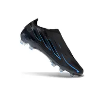 Chuteira Campo Adidas F50 Hyperfast LL FG Preto e Azul - imagem 6