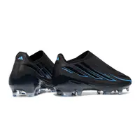 Chuteira Campo Adidas F50 Hyperfast LL FG Preto e Azul - imagem 3
