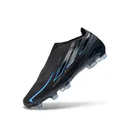 Chuteira Campo Adidas F50 Hyperfast LL FG Preto e Azul - imagem 5