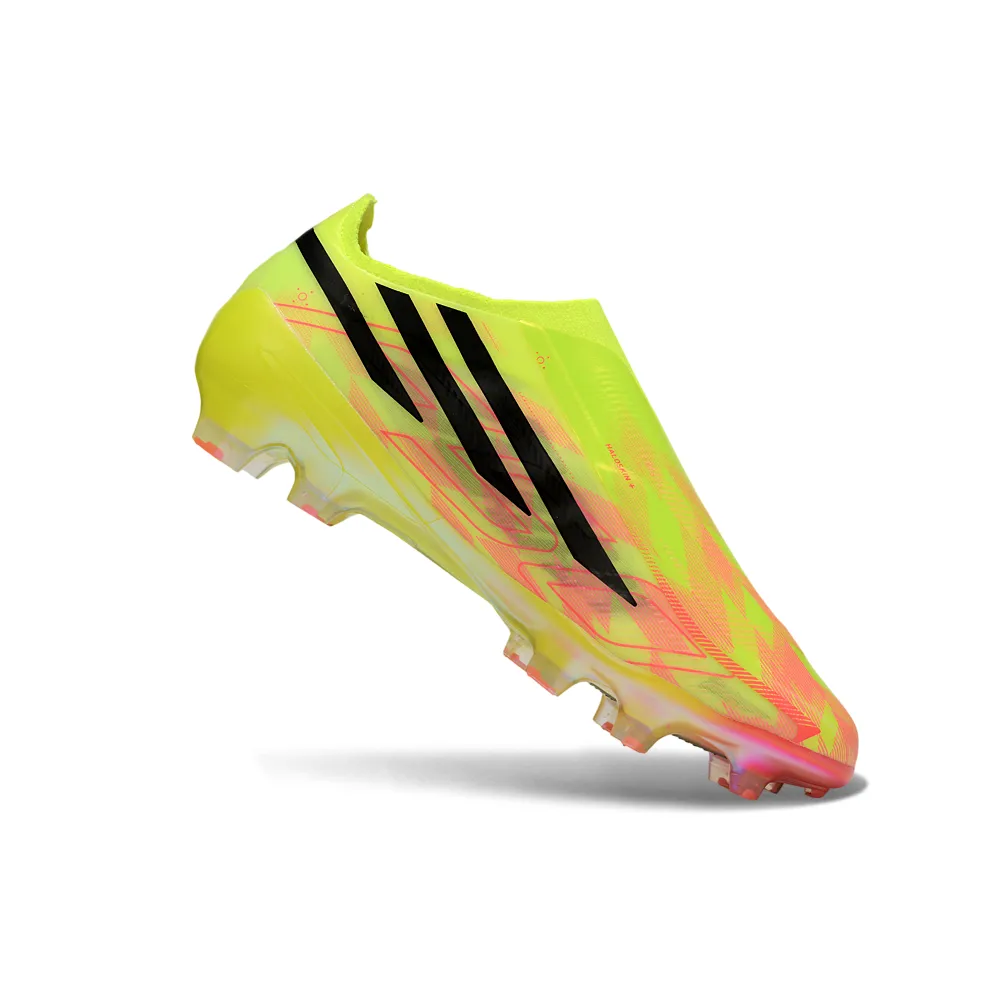 Chuteira Campo Adidas F50 Hyperfast LL FG Verde, Rosa e Preto - Too Light