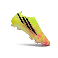 Chuteira Campo Adidas F50 Hyperfast LL FG Verde, Rosa e Preto - Too Light - imagem 6