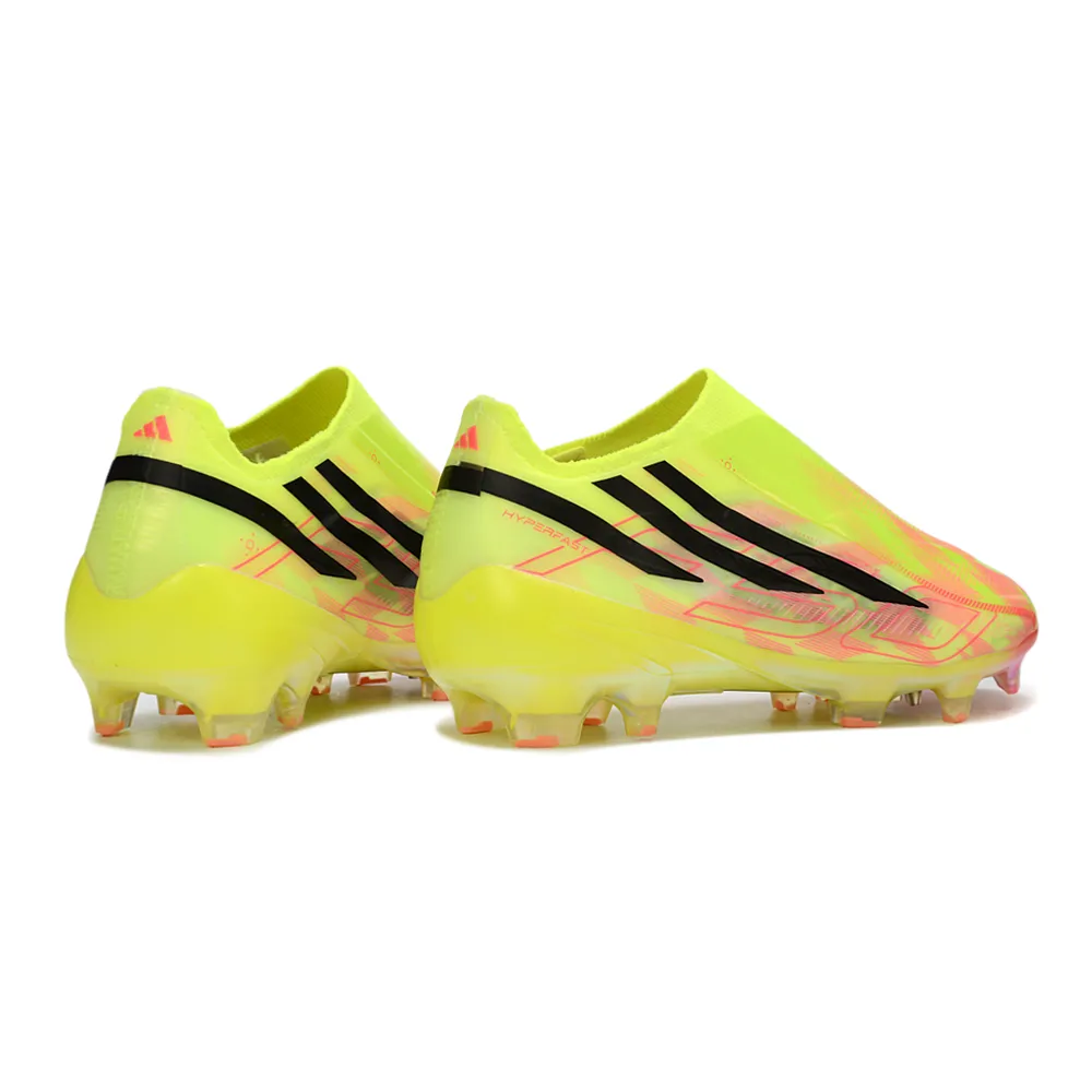 Chuteira Campo Adidas F50 Hyperfast LL FG Verde, Rosa e Preto - Too Light