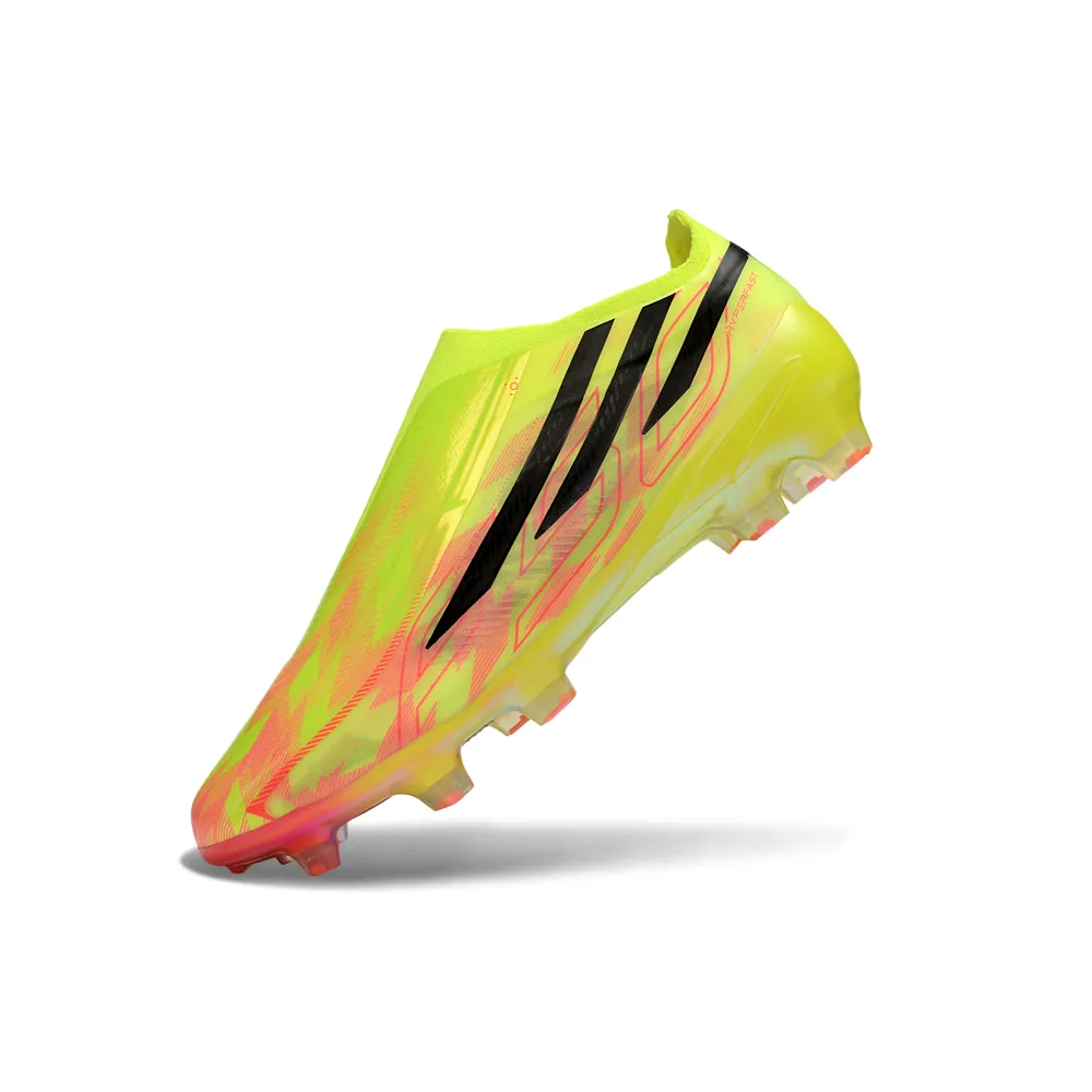 Chuteira Campo Adidas F50 Hyperfast LL FG Verde, Rosa e Preto - Too Light