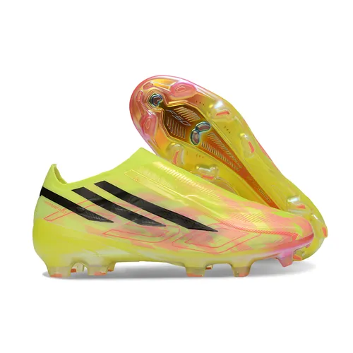 Chuteira Campo Adidas F50 Hyperfast LL FG Verde, Rosa e Preto - Too Light