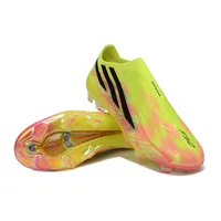 Chuteira Campo Adidas F50 Hyperfast LL FG Verde, Rosa e Preto - Too Light - imagem 4