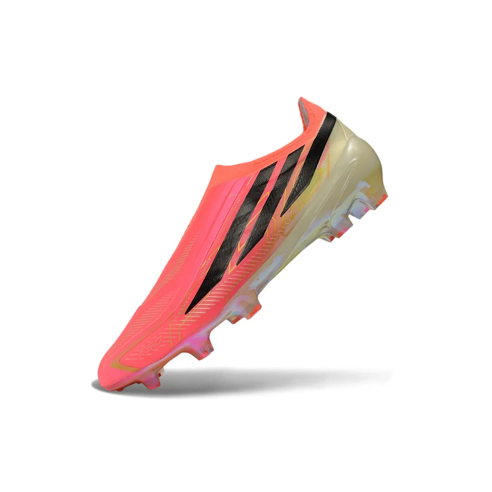 Chuteira Campo Adidas F50 Hyperfast FG LL Rosa e Preto - Road to Glory Pack
